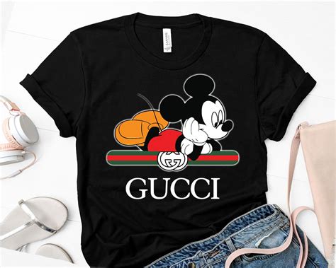 mickey mouse x gucci|Mickey Mouse wearing Gucci.